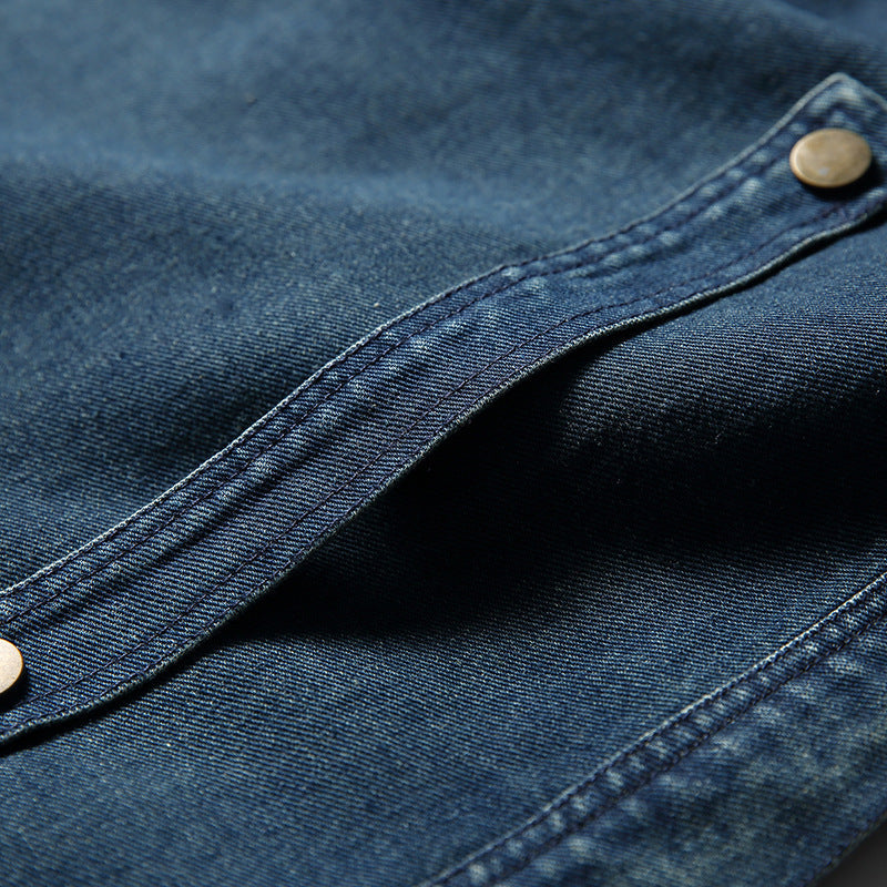 韓国ファッション SELCA-denim design jacket-mselca2024ss-0107-014