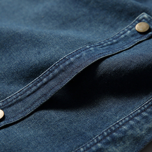 韓国ファッション SELCA-denim design jacket-mselca2024ss-0107-014