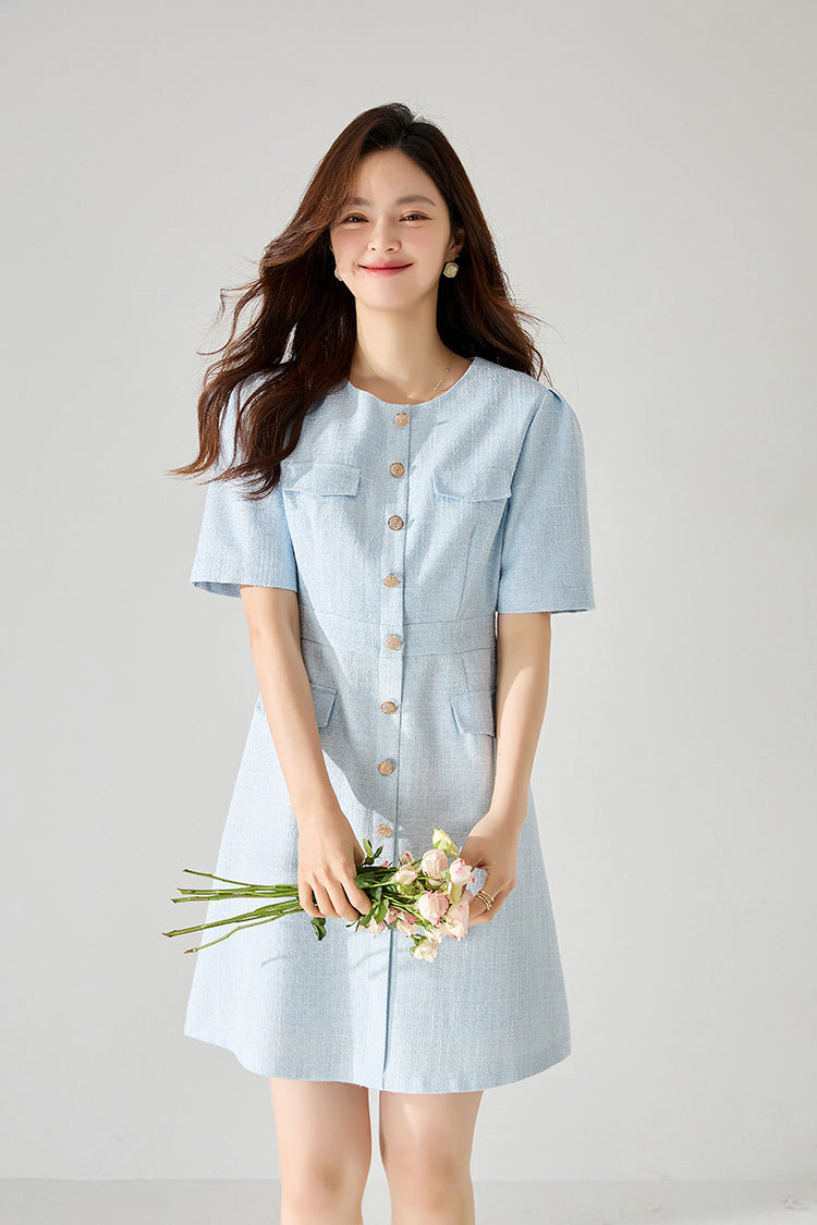 韓国ファッション SELCA-フレンチミニワンピース-2024ss-96-017