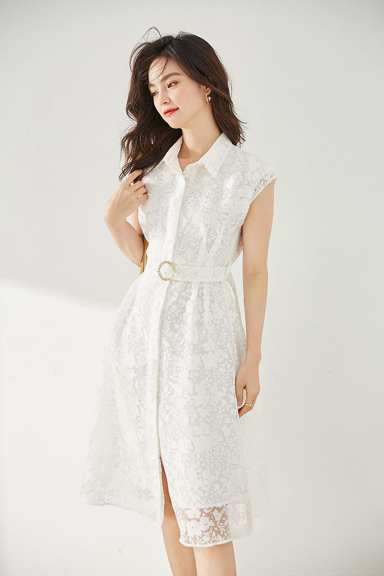 韓国ファッション SELCA-ジャガードカラードレス-2024ss-81-018