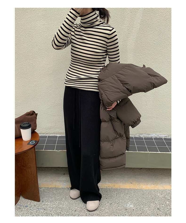 韓国ファッション SELCA-リブタートルニット-2023aw-tp20-016