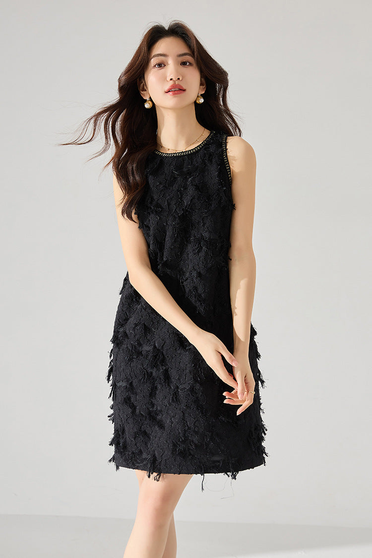 韓国ファッション SELCA-タッセルジャカードワンピース-2024ss-87-07