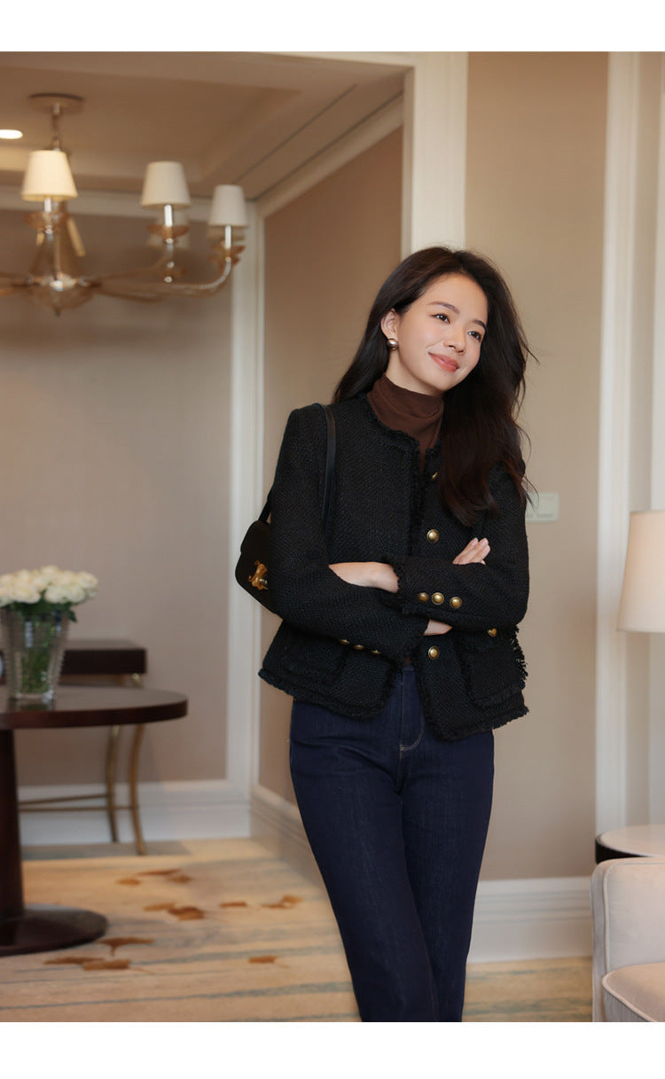 ショートツイードジャケット | 韓国ファッション SELCA（セルカ）公式