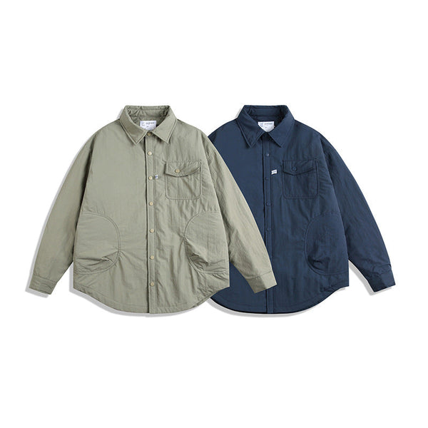 韓国ファッション SELCA-cotton quilted casual shirt-mselca2024ss-095-03