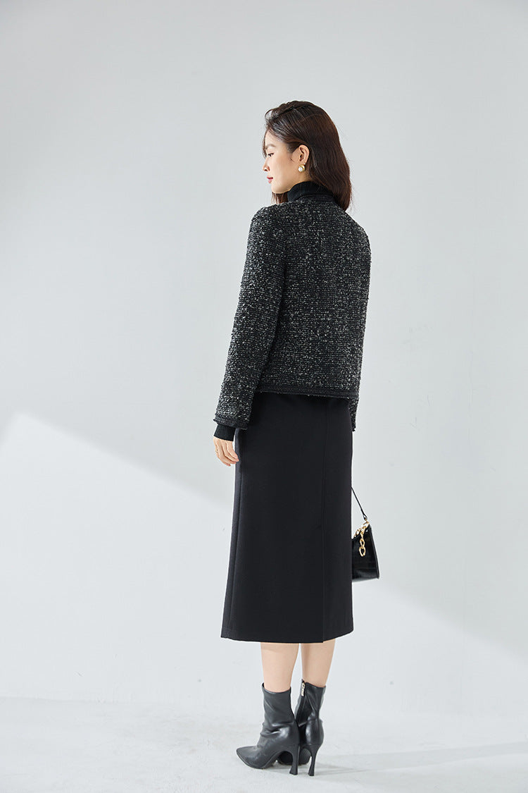 韓国ファッション SELCA-クラシックツイードジャケット-2024ss-ou16-010