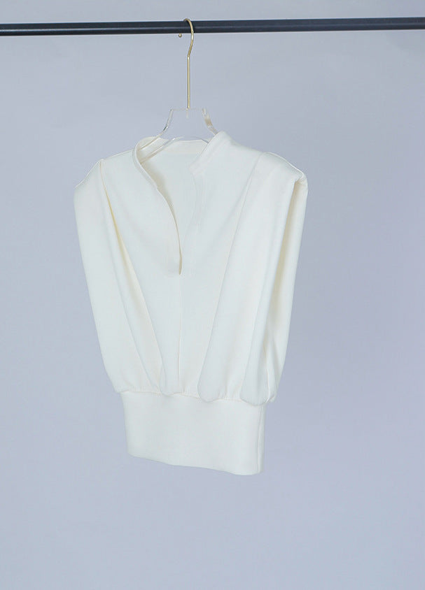 韓国ファッション SELCA-ノースリーブvネックトップス-2024ss-0057-02