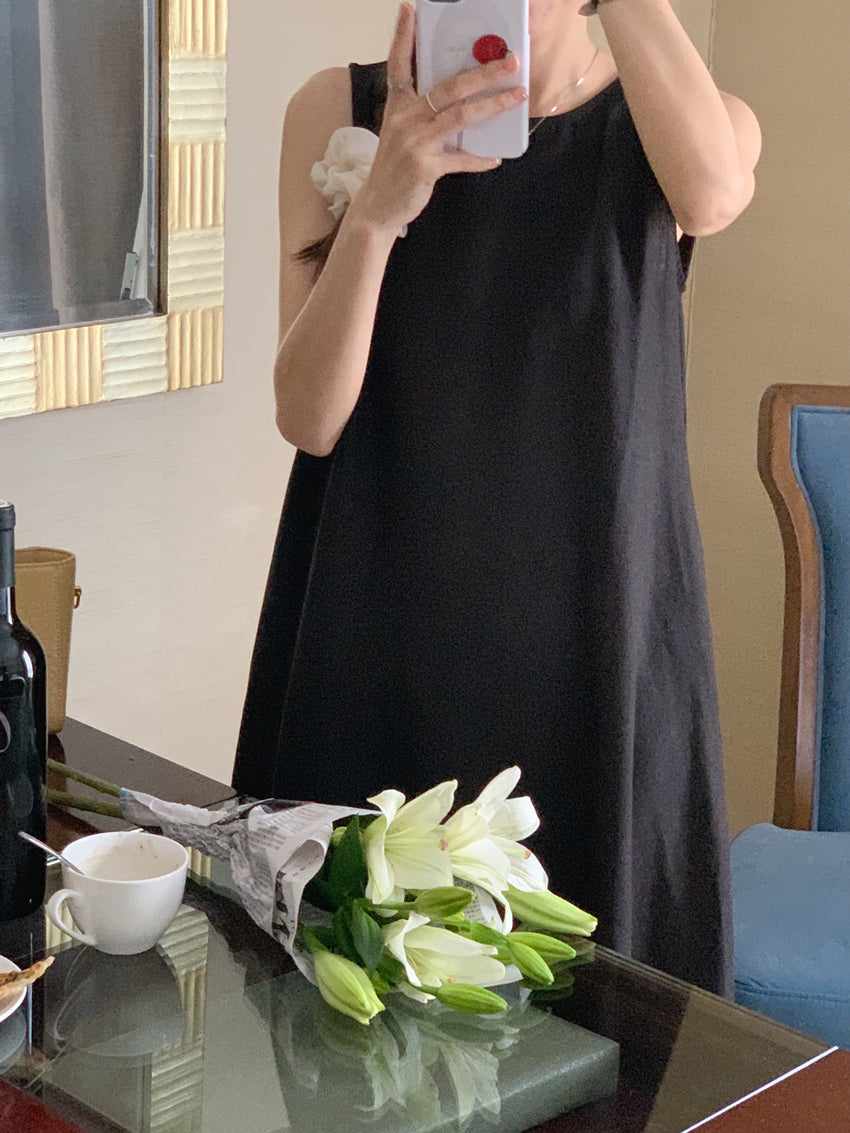 韓国ファッション SELCA-バックオープンワンピース-2023ss-op03-044