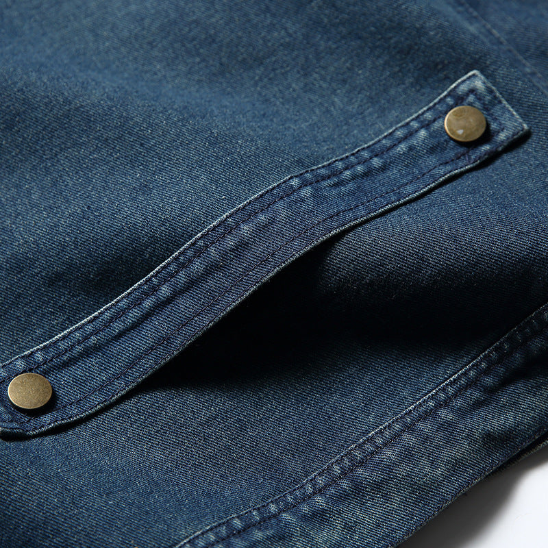 韓国ファッション SELCA-denim design jacket-mselca2024ss-0107-015