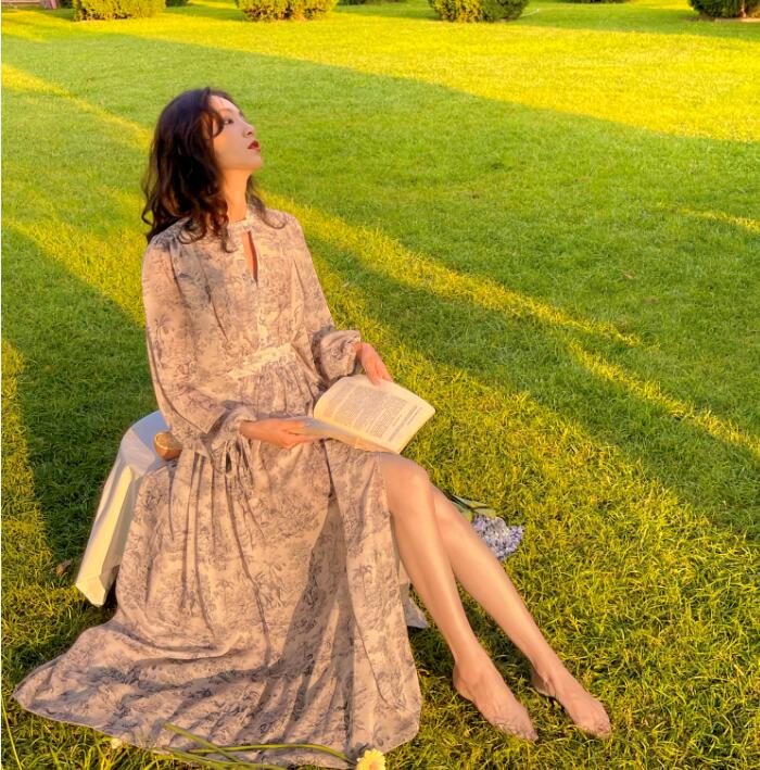 韓国ファッション SELCA-スリットロングワンピース-2023ss-op23-1-02