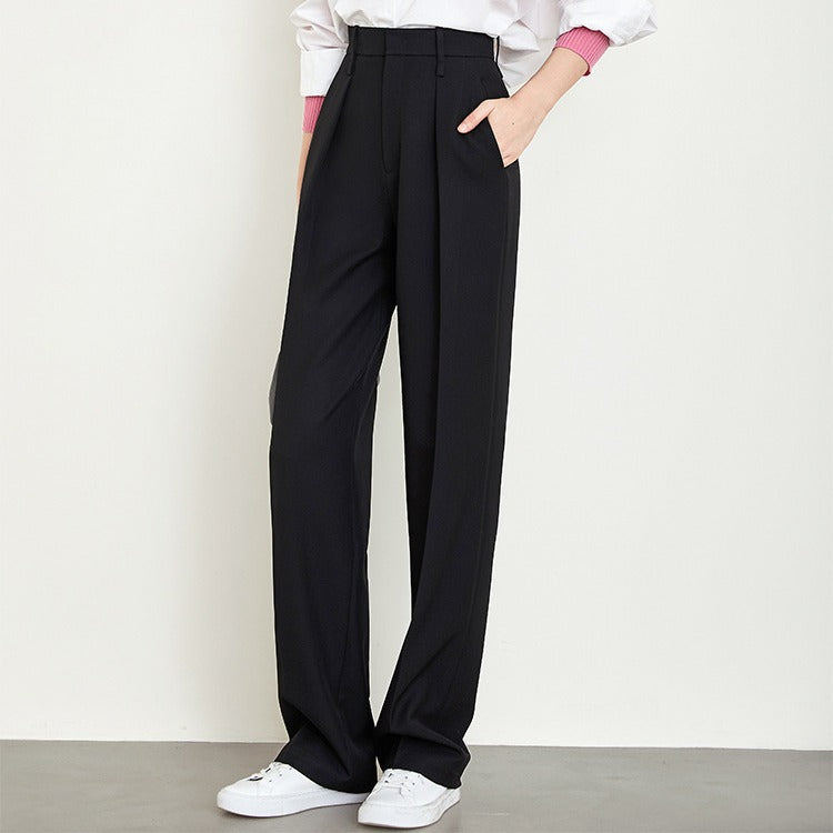 韓国ファッション SELCA-センタープレスストレートパンツ-2024ss-006-02