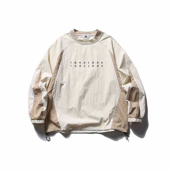 韓国ファッション SELCA-Long Sleeve Bicolor Shirt-mselca2024ss-004-06