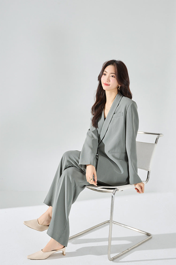 韓国ファッション SELCA-ストレートタックパンツ-2024ss-190-04