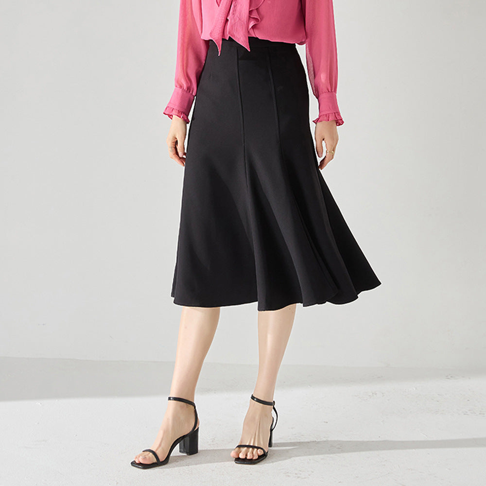 韓国ファッション SELCA-タックフレアスカート-2024ss-102-01