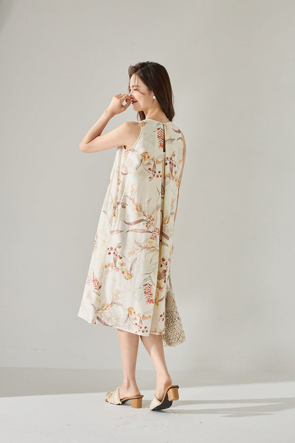 韓国ファッション SELCA-ホルターネックワンピース-2024ss-142-014