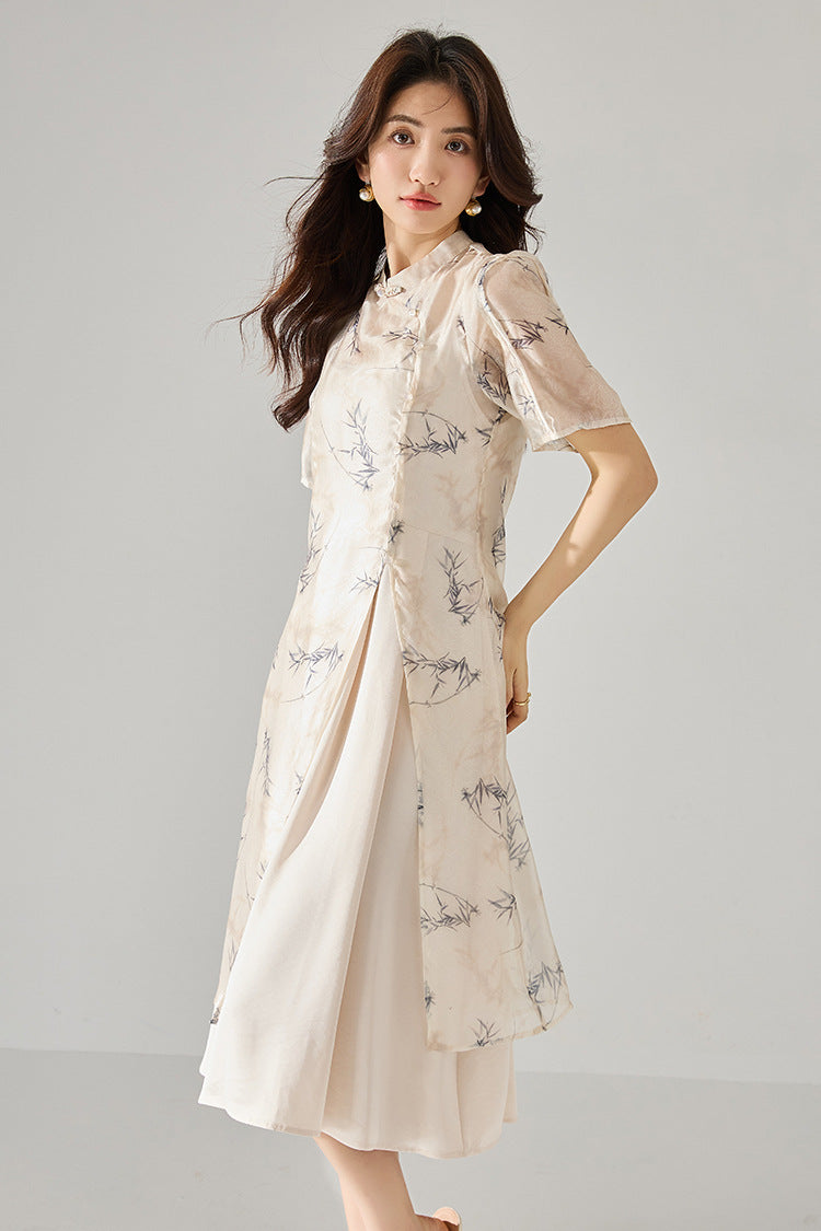 韓国ファッション SELCA-シースルレイヤーワンピース-2024ss-106-06