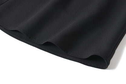 韓国ファッション SELCA-ブラックAラインスカート-2024ss-79-021