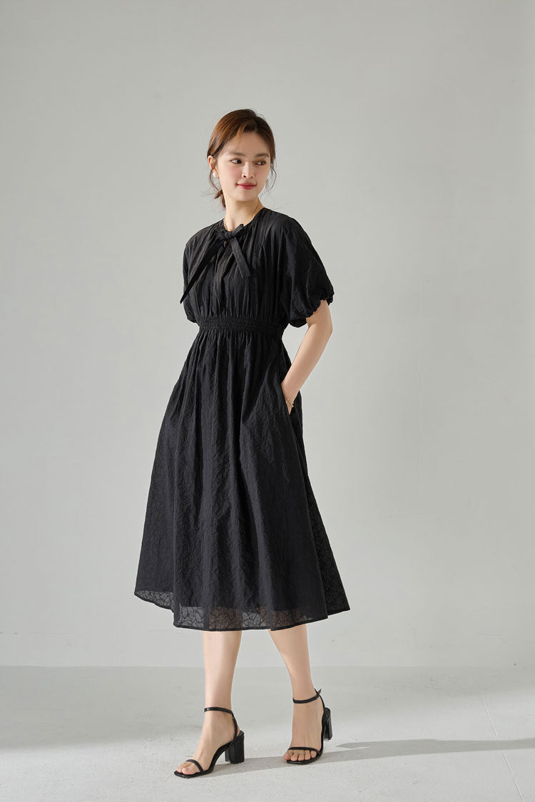 韓国ファッション SELCA-ボリュームワンピース-2024ss-136-04