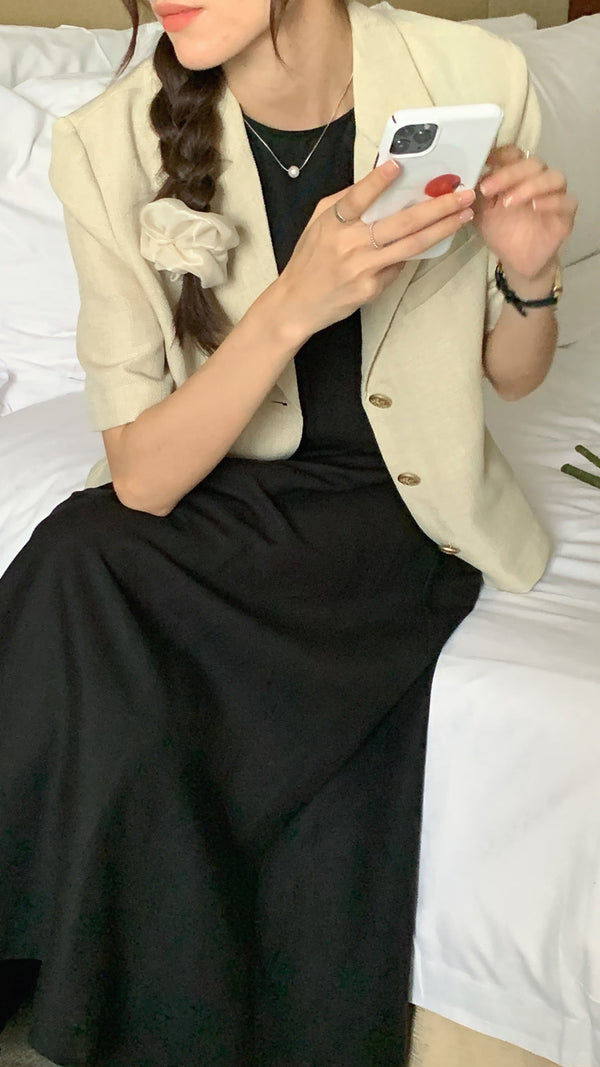 韓国ファッション SELCA-バックオープンワンピース-2023ss-op03-062