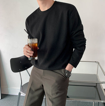 韓国ファッション SELCA-simple sweatshirt-2024ss-to02-04