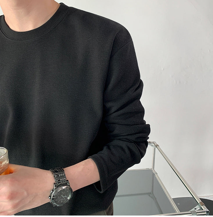 韓国ファッション SELCA-simple sweatshirt-2024ss-to02-03