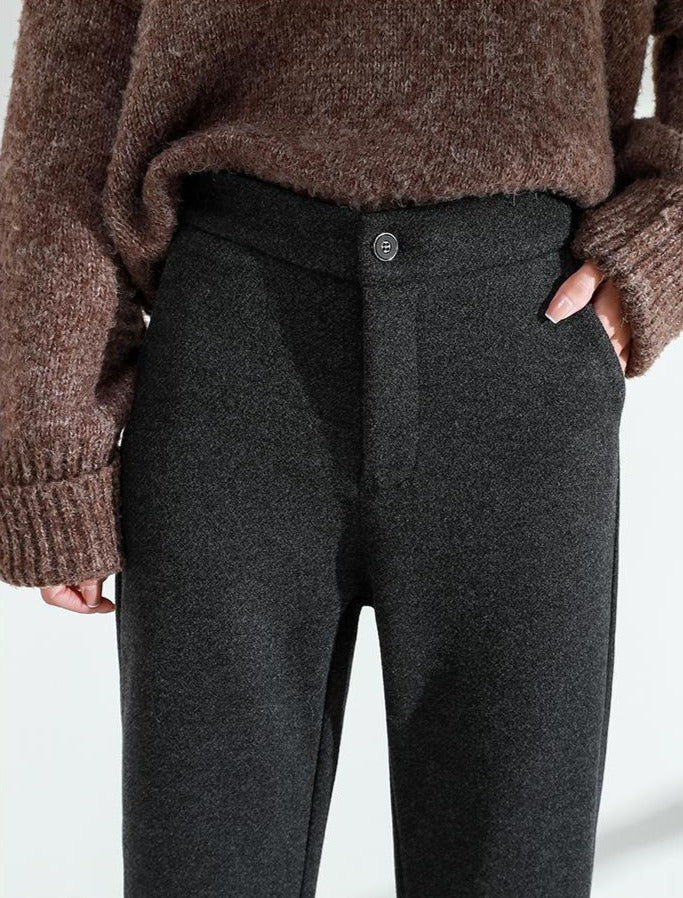 韓国ファッション SELCA-ローカットウールパンツ-2023aw-pt10-07