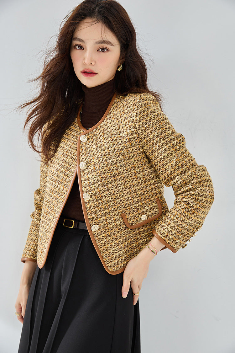 韓国ファッション SELCA-オータムカラーツイードジャケット-2024ss-ou13-02