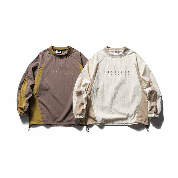 韓国ファッション SELCA-Long Sleeve Bicolor Shirt-mselca2024ss-004-03