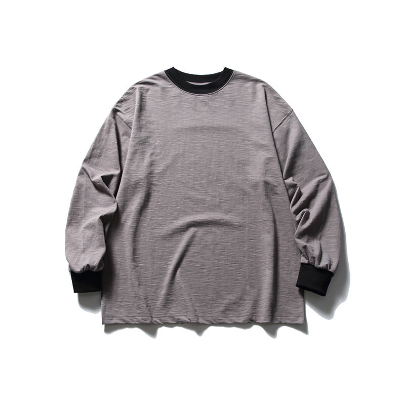 韓国ファッション SELCA-Bicolor song sleeve cut and sew-mselca2024ss-011-03