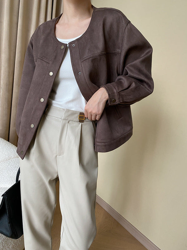 韓国ファッション SELCA-レザーストレートパンツ-2023aw-pt5-04