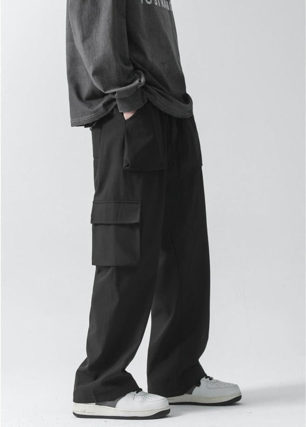 韓国ファッション SELCA-wide baggy pants-mselca2024ss-050-07