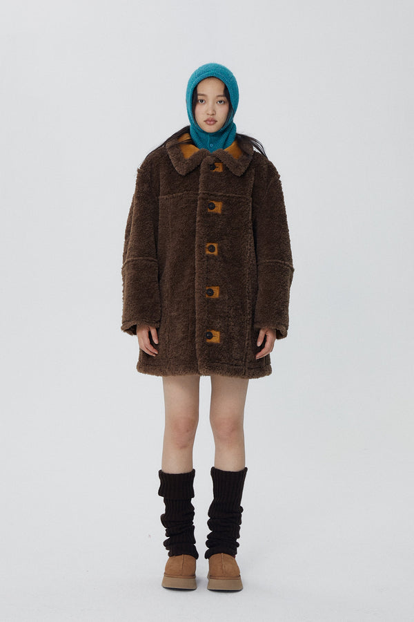 韓国ファッション SELCA-リバーシブルロングボアコート-2023aw-ou52-031
