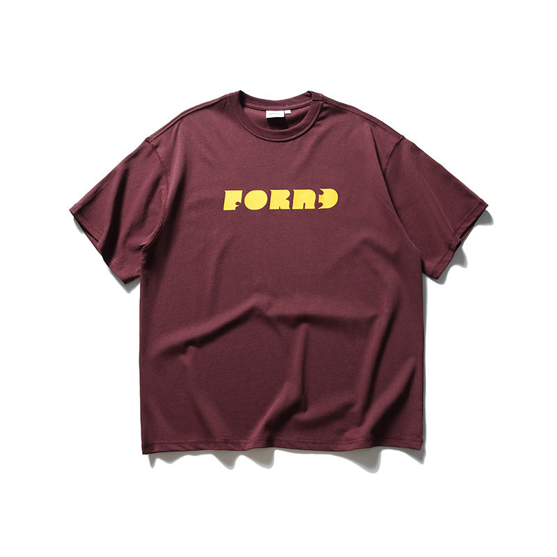 韓国ファッション SELCA-Colored cotton T-shirt-mselca2024ss-070-06