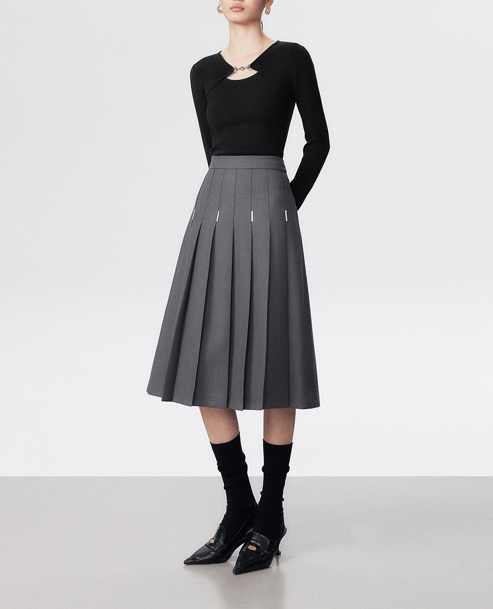 韓国ファッション SELCA-チャームニットトップス-2024ss-0025-06