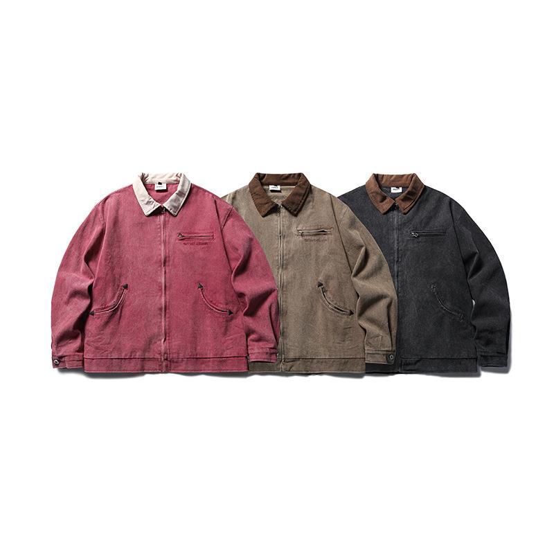 韓国ファッション SELCA-vintage american jacket-mselca2024ss-044-04