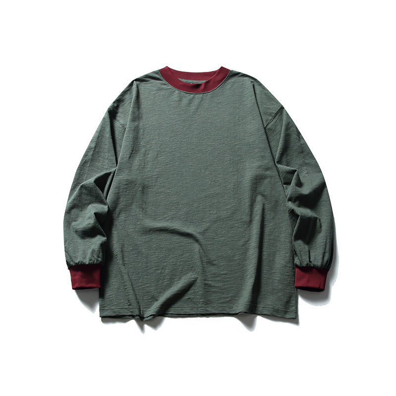韓国ファッション SELCA-Bicolor song sleeve cut and sew-mselca2024ss-011-05