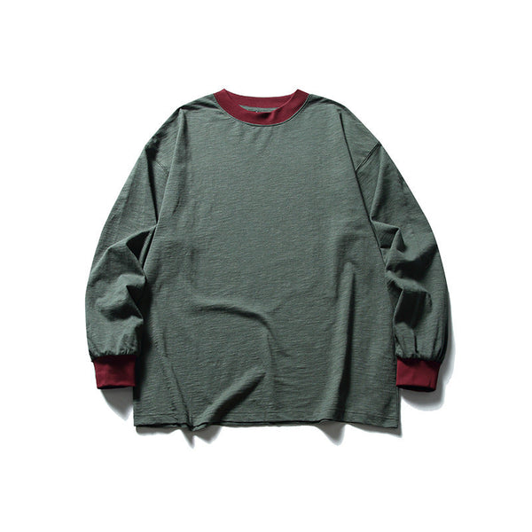 韓国ファッション SELCA-Bicolor song sleeve cut and sew-mselca2024ss-011-05
