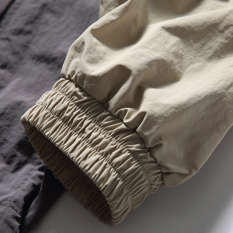 韓国ファッション SELCA-Patchwork Half Pocket Decoration Lapel Sweatshirt-mselca2024ss-091-015