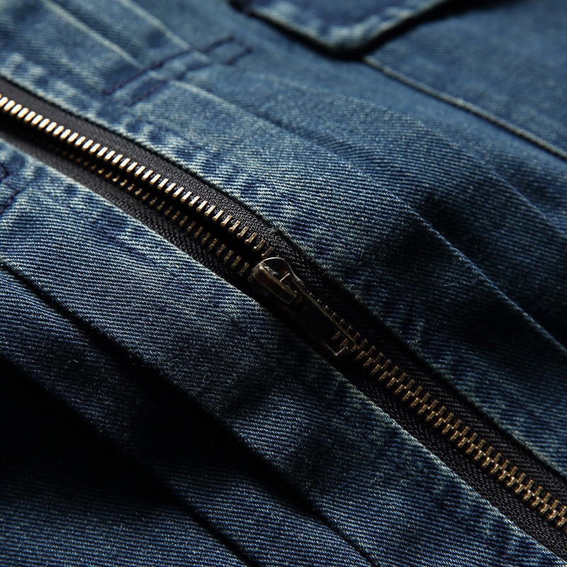 韓国ファッション SELCA-denim design jacket-mselca2024ss-0107-011