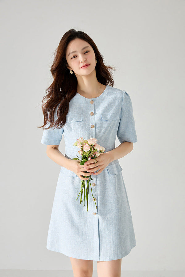 韓国ファッション SELCA-フレンチミニワンピース-2024ss-96-08