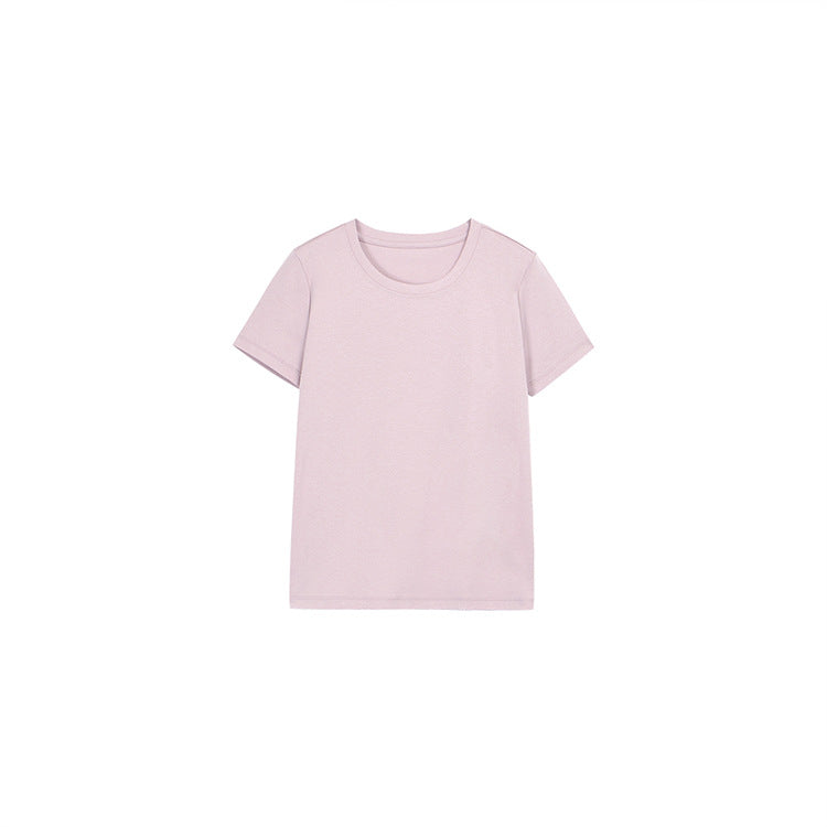 韓国ファッション SELCA-ラウンドネックTシャツ-2024ss-119-026