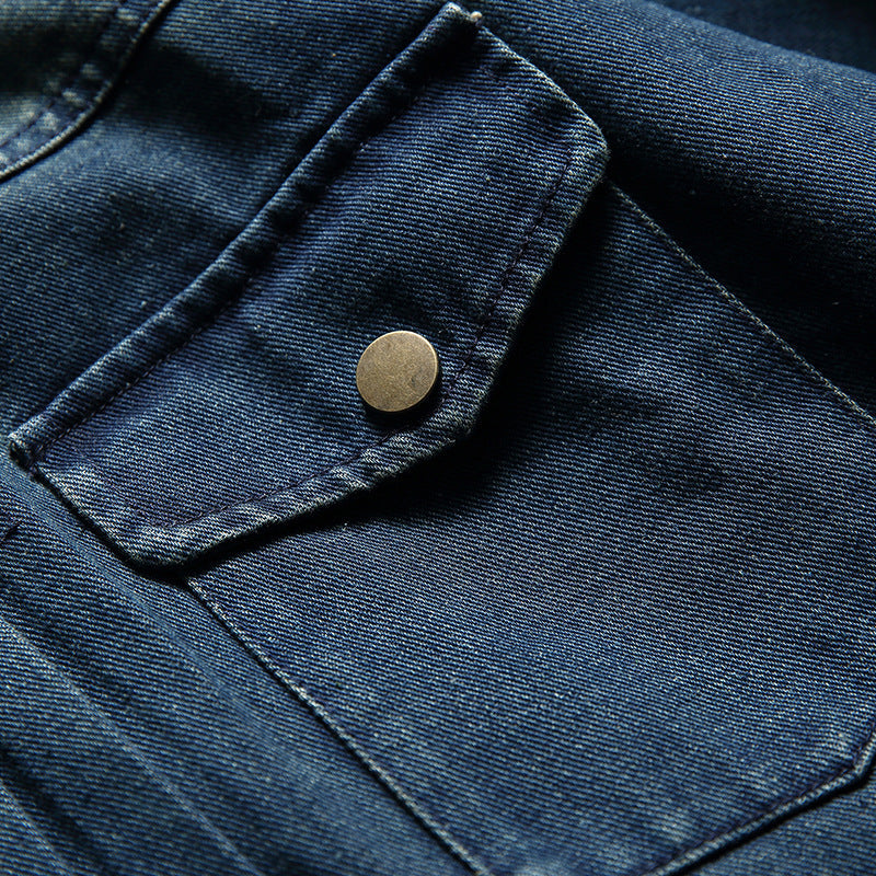 韓国ファッション SELCA-denim design jacket-mselca2024ss-0107-012