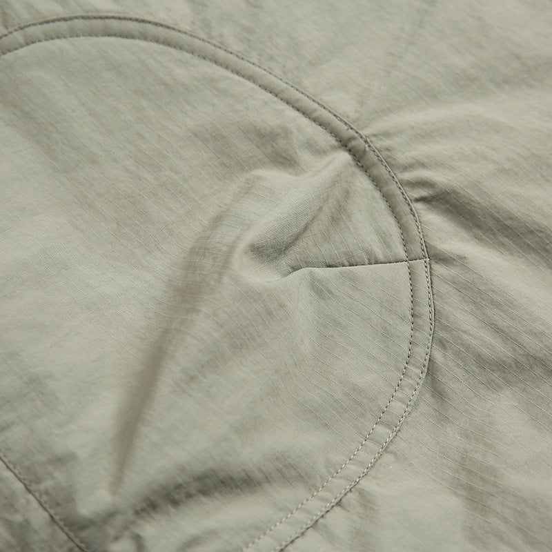 韓国ファッション SELCA-cotton quilted casual shirt-mselca2024ss-095-011
