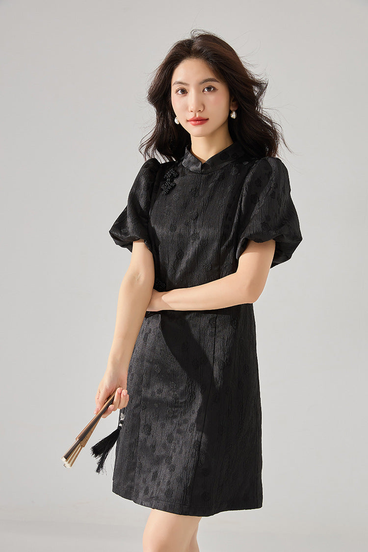 韓国ファッション SELCA-チャイナスタイルミニドレス-2024ss-125-09