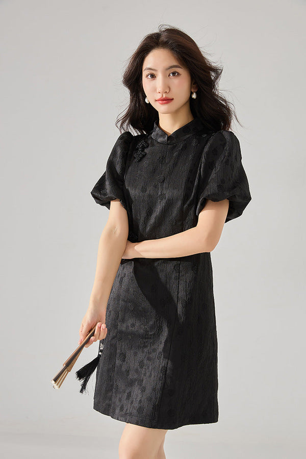 韓国ファッション SELCA-チャイナスタイルミニドレス-2024ss-125-09