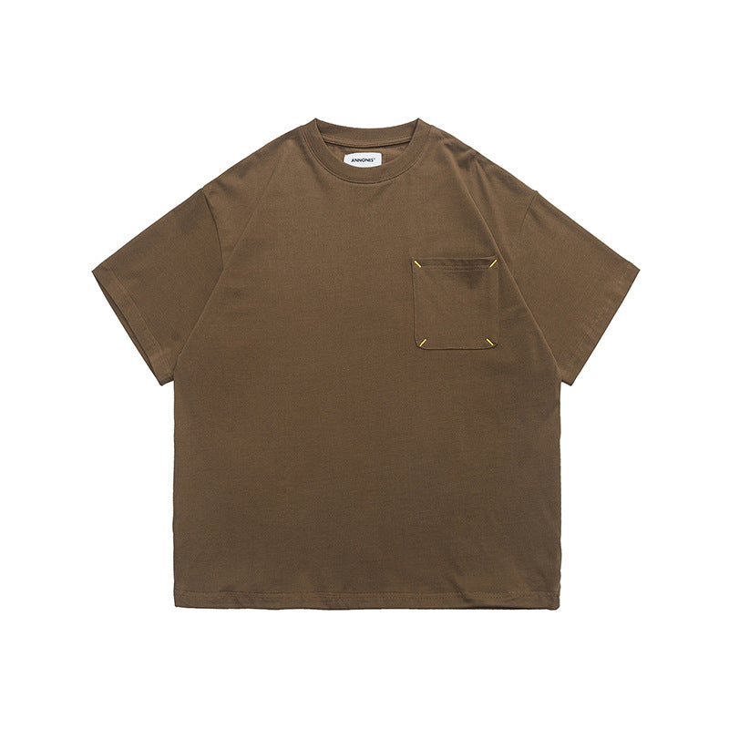 韓国ファッション SELCA-embroidered pocket shirt-mselca2024ss-031-010