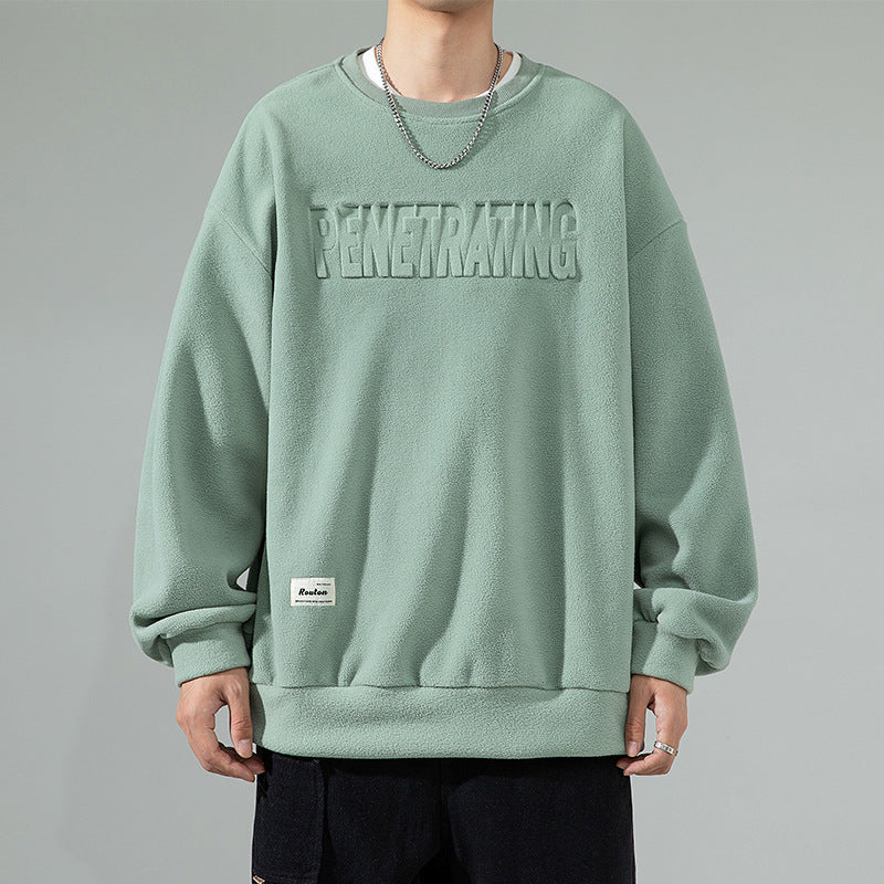 韓国ファッション SELCA-embossed logo sweatshirts-2024ss-tp01-02