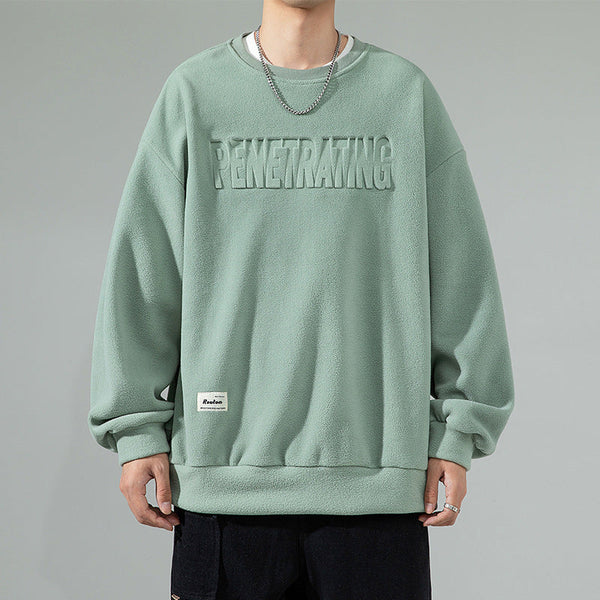 韓国ファッション SELCA-embossed logo sweatshirts-2024ss-tp01-02