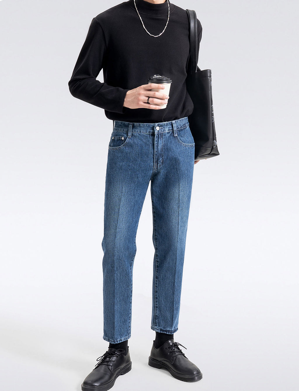 韓国ファッション SELCA-center pleat denim pants-2024ss-pt07-08