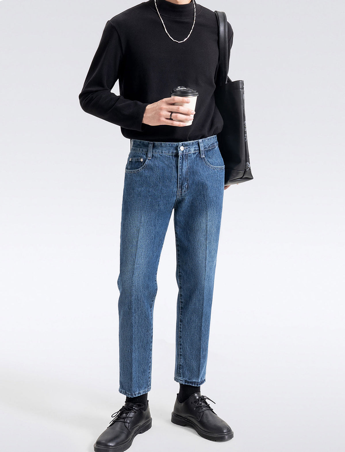 韓国ファッション SELCA-center pleat denim pants-2024ss-pt07-08