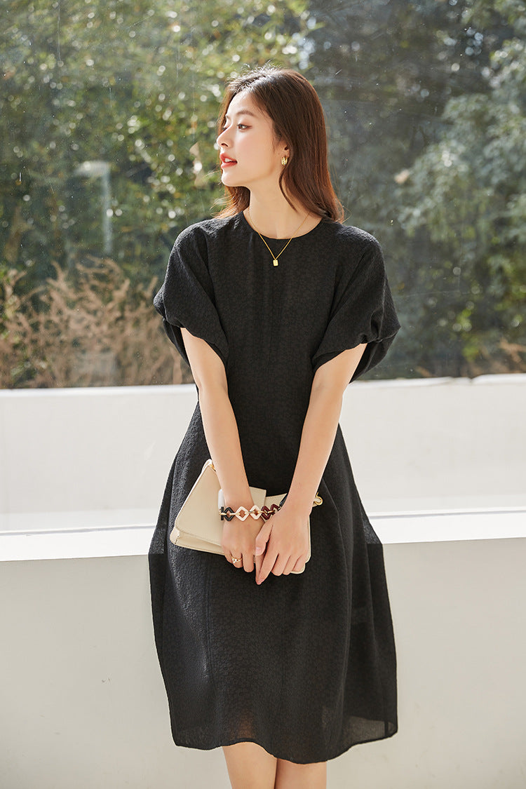 韓国ファッション SELCA-ブラックシースルーワンピース-2024ss-83-06